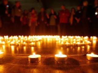 Киевляне почтили убитых террористами жителей Мариуполя