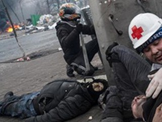 В морге киевской больницы №5 сберегается тело, предположительно, активиста Майдана