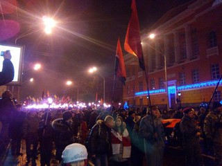 В Киеве прошел марш Бандеры