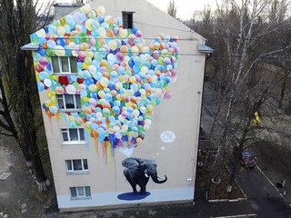 В Киеве продолжат разрисовывать дома