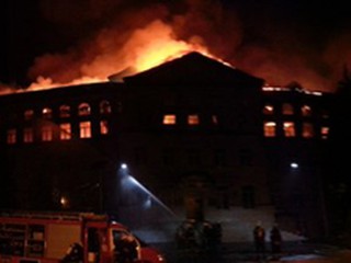 Огонь накрыл целый корпус университета