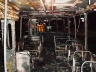 Троллейбус сгорел за 20 минут