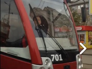 В Киеве появились новые трамваи