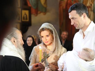 Владимир Кличко крестил дочь Нестора Шуфрича