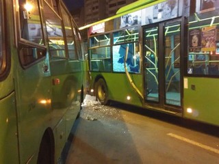 Троллейбусы устроили ДТП