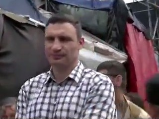 Виталий Кличко на Майдане 