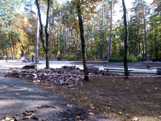 Реконструкция парка в Пуще-Водице