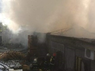 Пожар на Дарницком рынке