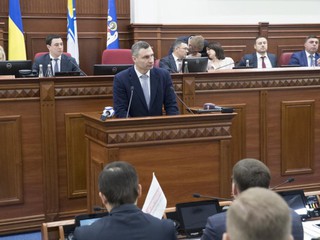 Кличко на заседании Киевсовета