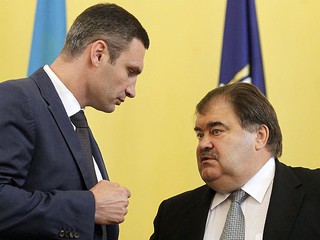 Виталий Кличко и Владимир Бондаренко