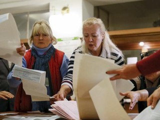 Подсчет голосов в Киеве затянулся