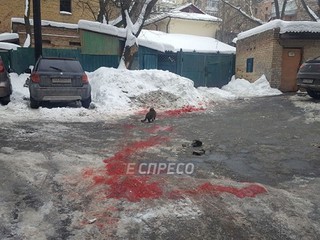Место убийства: в центре Киева зарезали человека