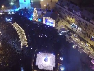 Киев встретил Новый год
