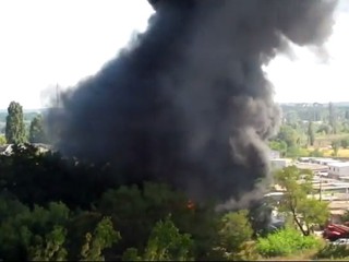 Страшный пожар в Буче