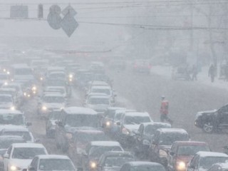 В Киев идёт снег