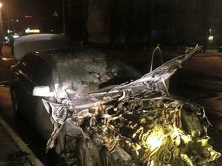 Не исключено, что автомобиль директора Укрзализныци подпалили