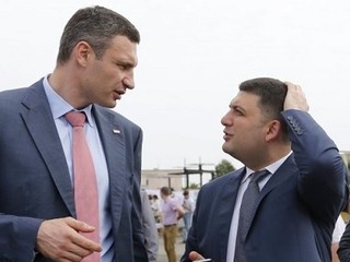 Виталий Кличко и Владимир Гройсман