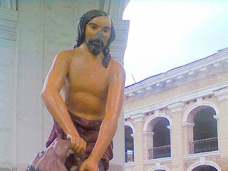Скульптуру Самсона на Подоле восстановят ву ближайшее время
