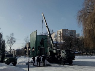 В Киеве демонтировали памятник полководцу времён Российской империи