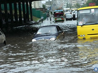 Киев затопит