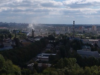 Завод загрязняет воздух на Борщаговке
