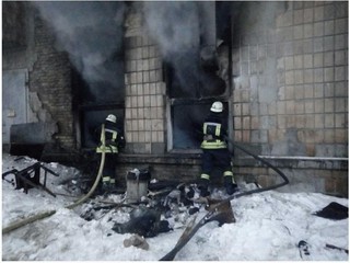 В Киеве горел радиозавод