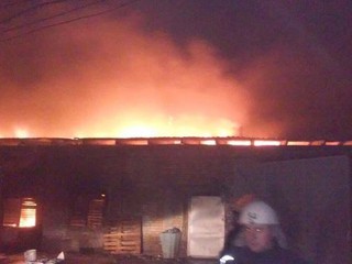 В Белогородке Киевской области случился грандиозный пожар