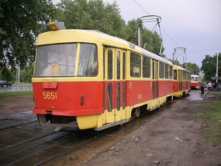 Схема движения трамваев появилась в Киеве