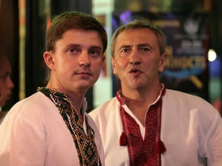 Олесь Довгий и Леонид Черновецкий 