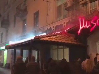 В Киеве едва не сгорело крымскотатарское кафе