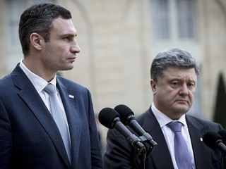 Виталий Кличко и Петр Порошенко 