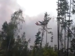 Лесной пожар под Киевом