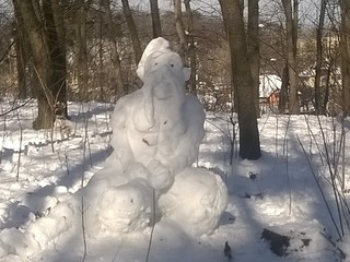 Снеговик-казачок 