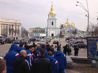 Футболисты Аякса погуляли по Киеву