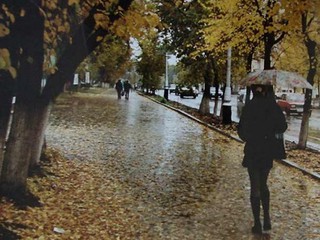 В Киеве холодная осень 