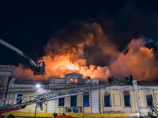 В Подольском районе Киева случился пожар