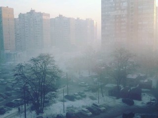 Аномальный туман в Киеве