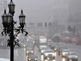 Киев заливает дождь
