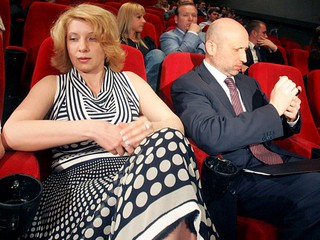 Александр Турчинов с женой
