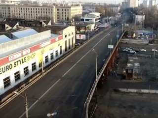 Шулявский мост обвалился - место ЧП